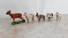 5 Miniaturen-Tiere u.a.+Hund+