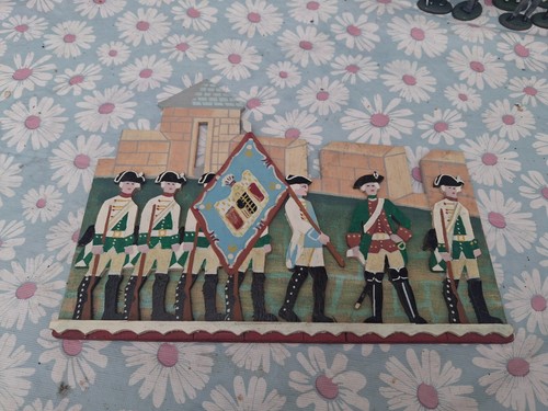 Kleines diorama holzfiguren - kleines,