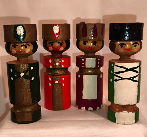 Erzgebirge holzfiguren - 4x,
