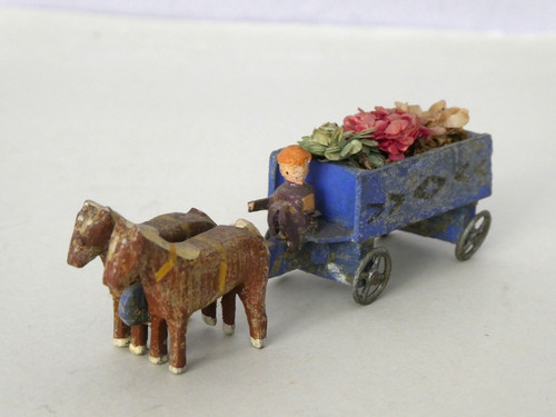 Gespann mit ladung blumen - gespann,