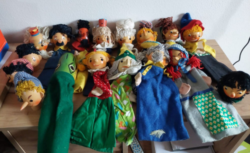 Holz handpuppen erzgebirge - holz,