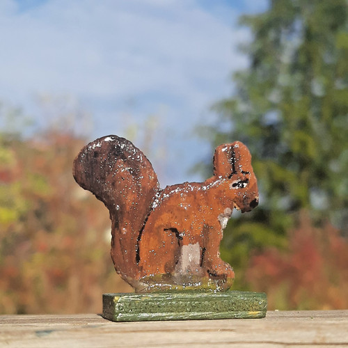 Eichhörnchen holz spiel - holz, figur