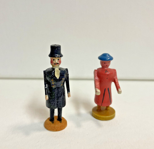 Alte nasen figur mit frau - alte,