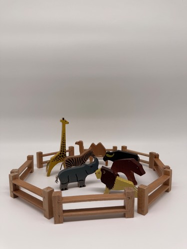 Holzspielset zoo erzgebirge - holzspielset,