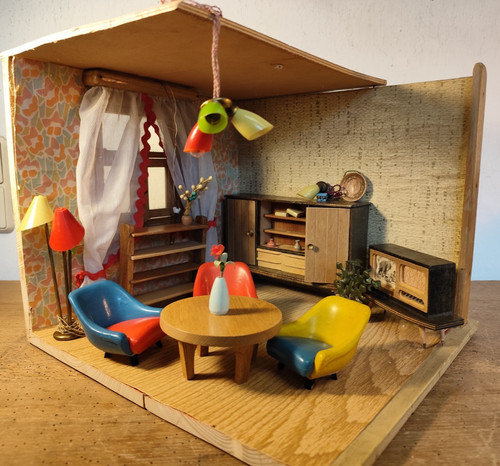 Puppenstube wohnzimmer - puppenstube,