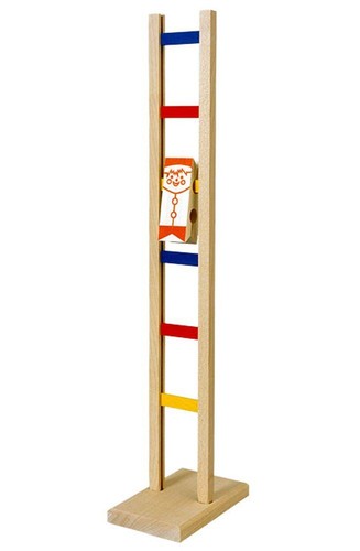 Holzspielzeug leitermännchen - holzspielzeug,