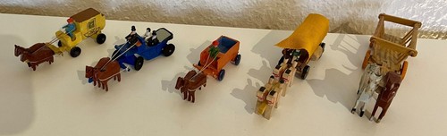 Pferdegespanne aus holz - x,