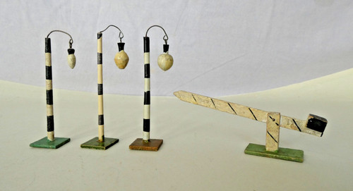 Lampen und eine schranke - schranke,