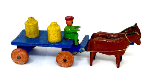 Pferdegespann mit hänger - pferdegespann,